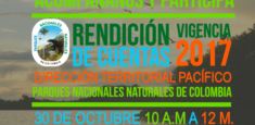 Participe en la Rendición de Cuentas de la Dirección Territorial Pacífico de Parques Nacionales Naturales de Colombia- Vigencia 2017