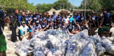 Exitosa jornada de limpieza de playas en Corales del Rosario y de San Bernardo