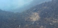 Autoridades realizan acciones para controlar incendio forestal presentado en la Sierra Nevada de Santa Marta