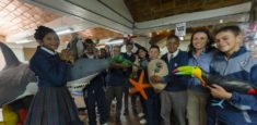 Estudiantes de Bogotá construyen con material reciclado especies silvestres presentes en el Santuario de Fauna y Flora Malpelo