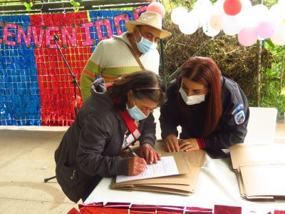25 familias campesinas de Choachí firmaron acuerdos de conservación en la zona de influencia del Parque Nacional Natural Chingaza